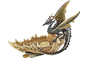 Design Toscano Breathtaking Dragon Decor for Adults: Jaw of the Dragon Offering...