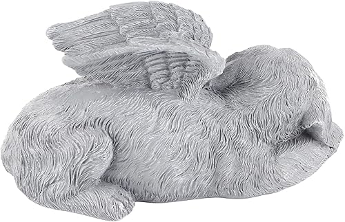 Miniatura 8 de HEEPDD Estatua conmemorativa para mascotas, estatua conmemorativa de perro ángel para mascotas, estatua de tributo para el hogar, jardín al aire