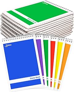 Dynta 3-Pack Large Spiral Notebooks - 8.5x11 College Ruled Journals With 100GSM Paper