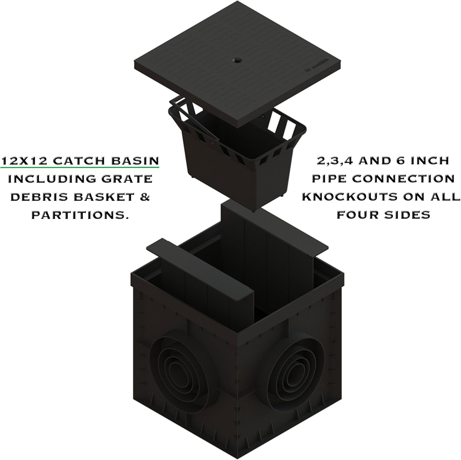 40% Off Discount Standartpark - 12x12 Catch Basin Closed Grate Package with debris basket and partitions included One-Day Sale: Up to 80% Off Standartpark - 12x12 Catch Basin Closed Grate Package with debris basket and partitions included
