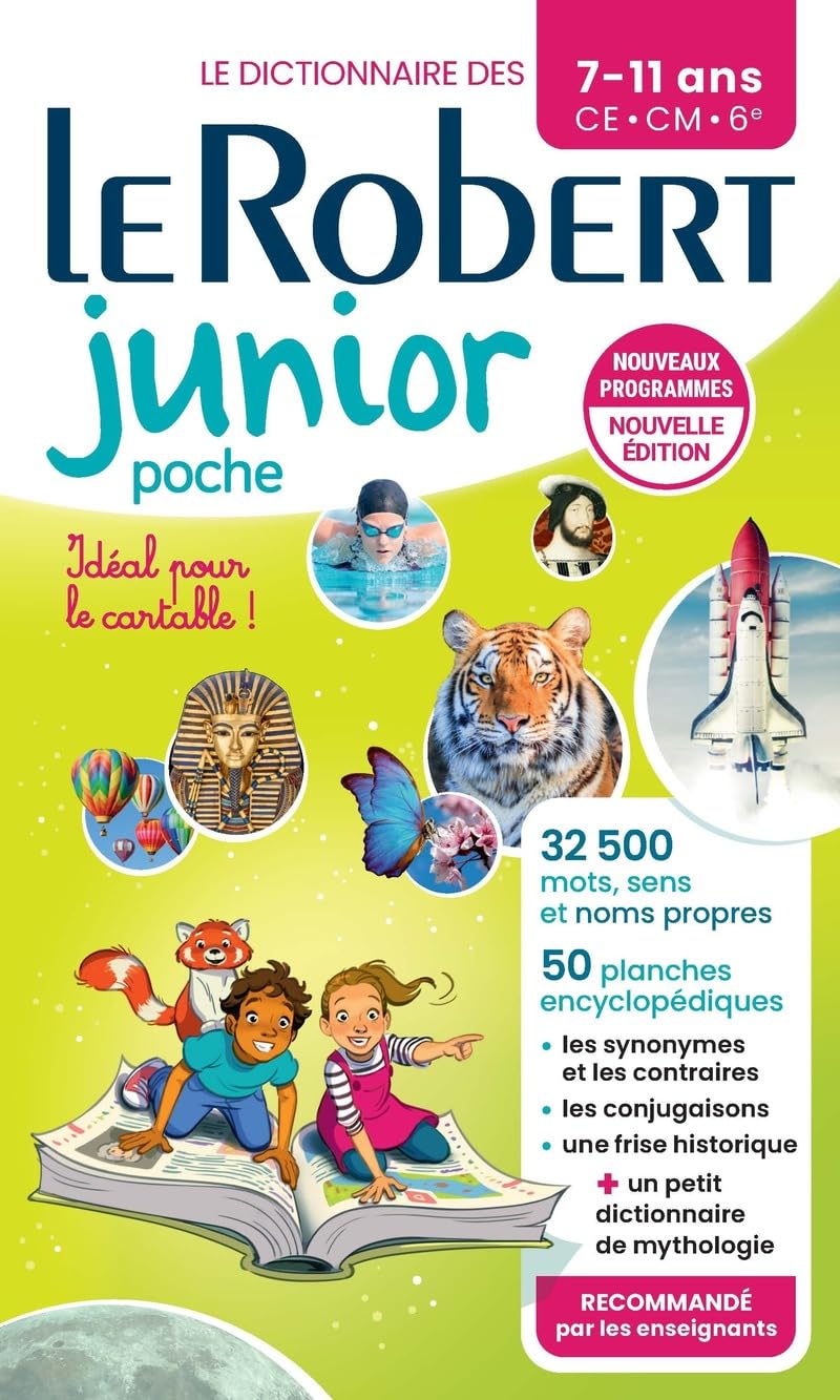 Dictionnaire Le Robert junior Poche - 7/​11 ans - CE-​CM-​6e - Nouvelle édition