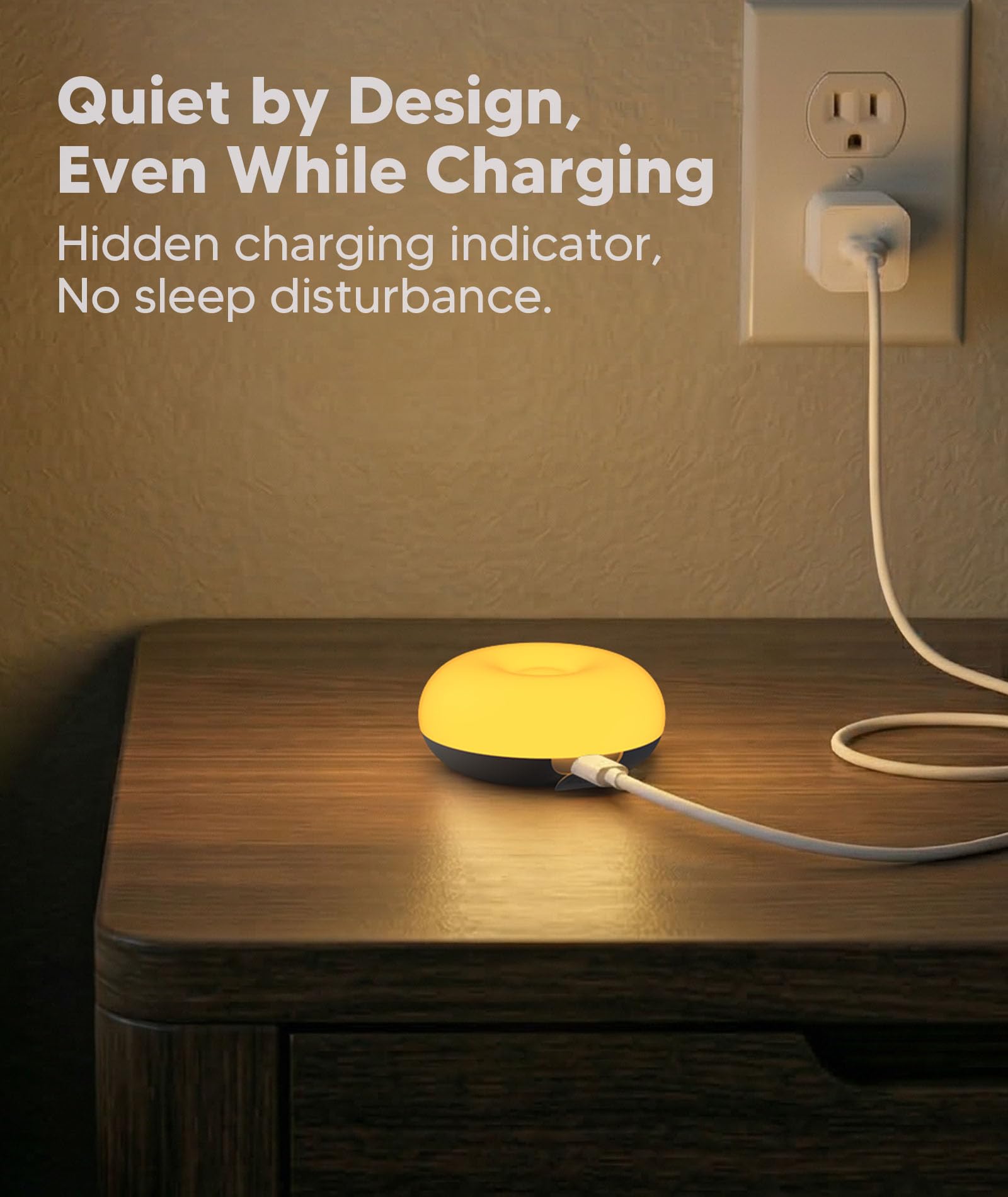 Bakzon Luce notturna per bambini, senza luce blu, lampada da notte per l'allattamento al seno, morbida luce notturna in silicone senza BPA con temperatura a 3 colori, cura degli occhi, design a