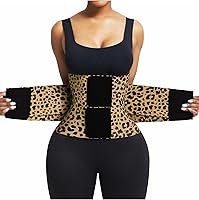 Vista 13 de FeelinGirl Cinturón de entrenamiento de cintura, reductor de cintura, cinturón de abdominales, control de abdomen, moldeador de cuerpo con triple