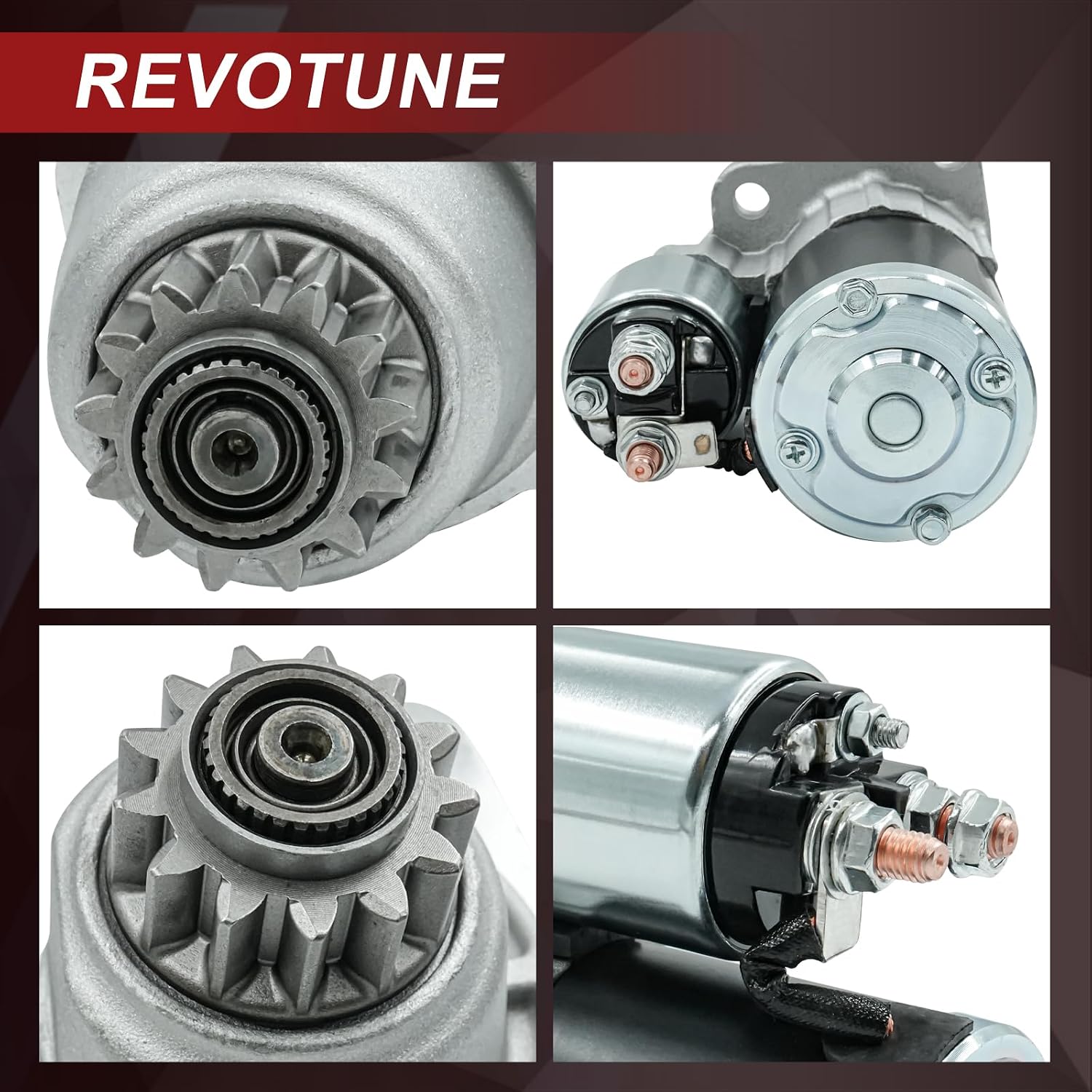 Starter Motor Compatible with 2013-2018 Nissan Altima 2.5L 2014-2020 Rogue 2.5L 12V 1.4KW CCW 13-Tooth Replaces M000TB0071 M000TB0072 23300-3TA0A