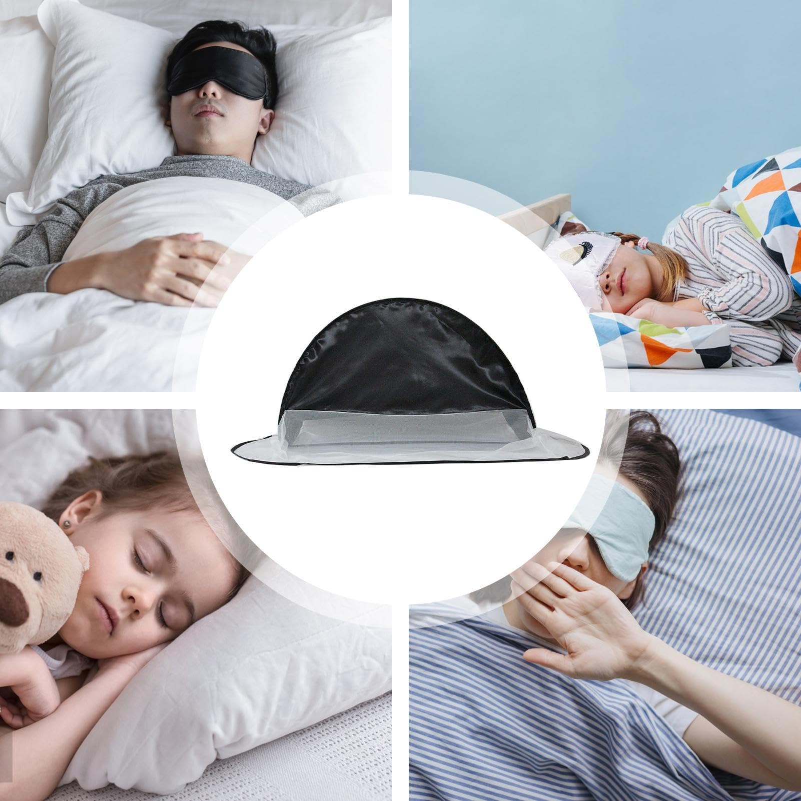 Generisch Tent - Light Blocking Sleep Den | Datenschutzbett Baldachin | Blackouts Schlafzelt | -Bett - für Kopf geeignet zum, Reisen und ungestörte Ruhe