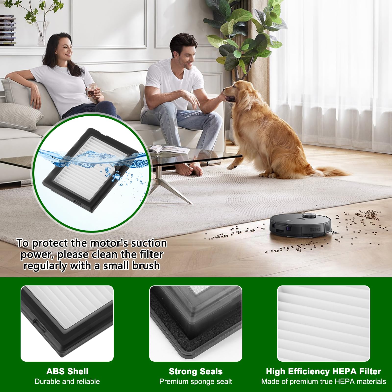 Amazon.co.jp: 705コンボ交換用HEPAフィルター。iRobot Roomba Max 705