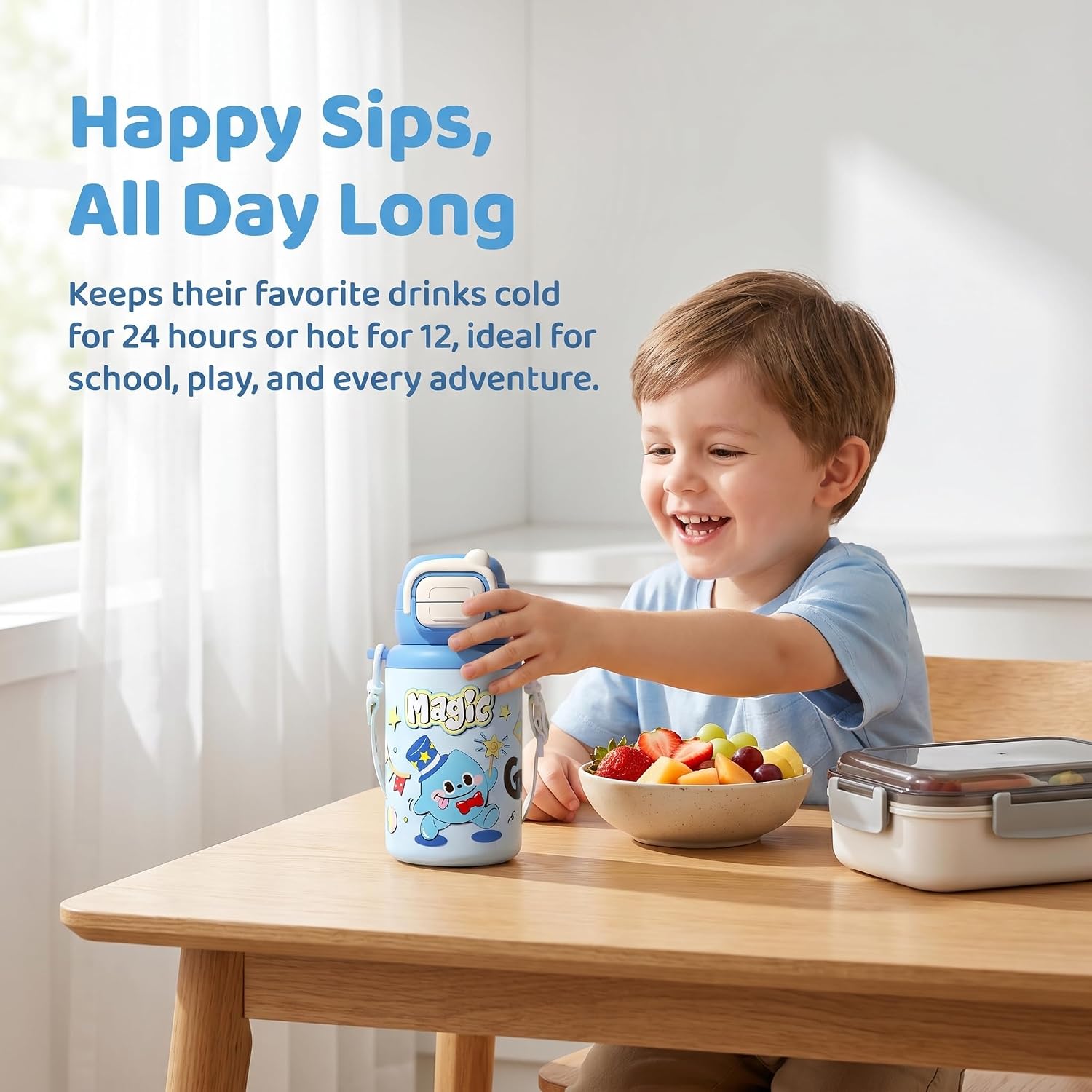 Rickyh Style Kids Insulated Water Bottle