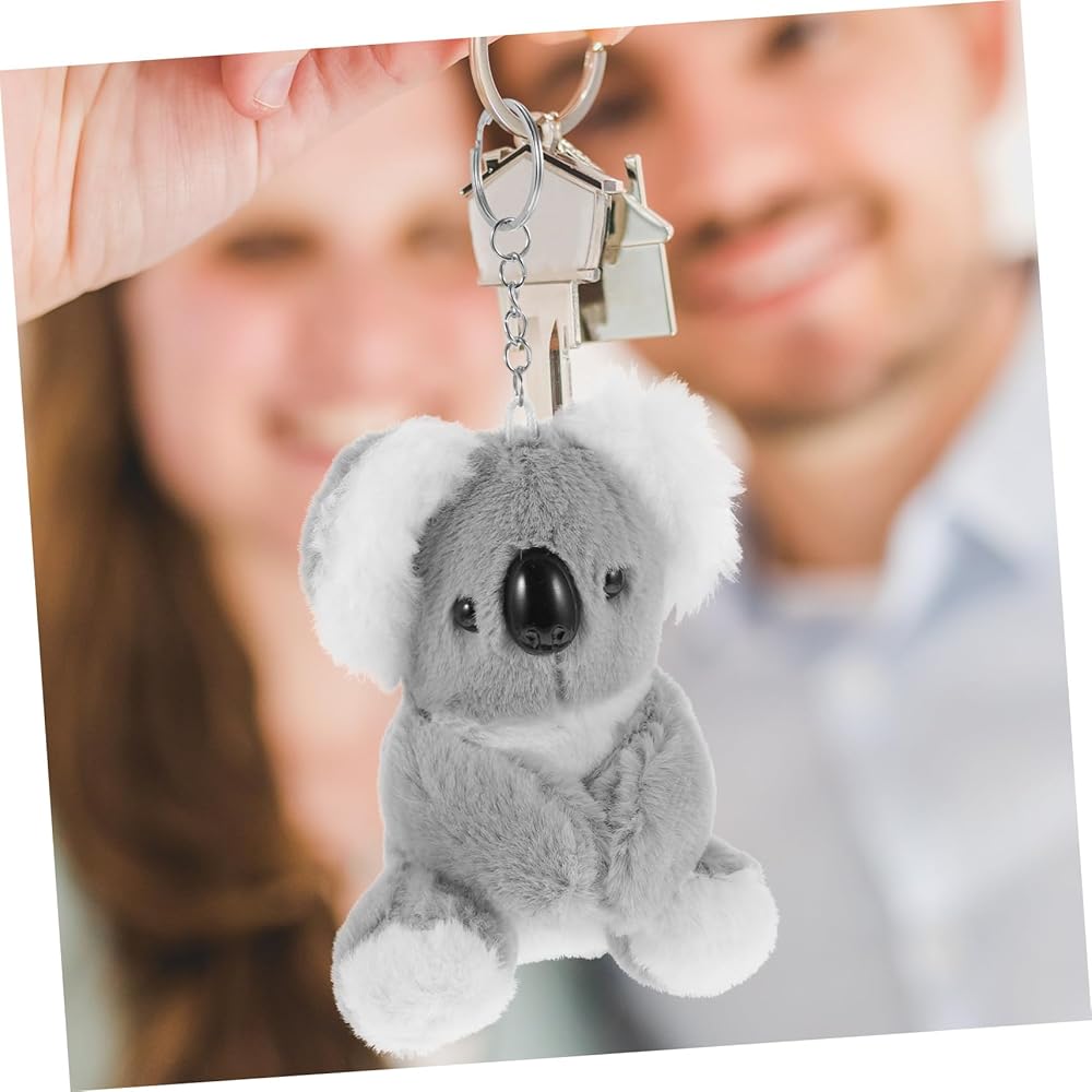 Amazon.com: Alipis Cute Koala Keychain Lanyard Plush Keychain