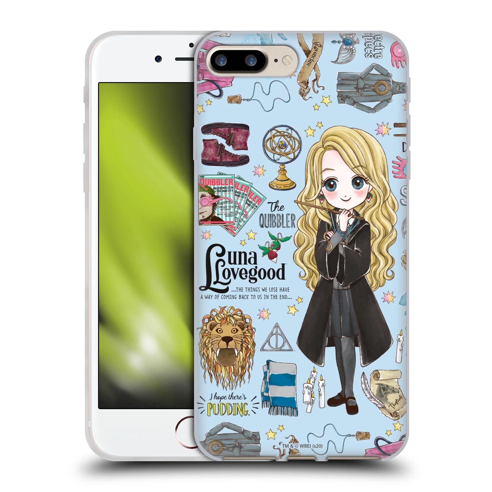 Head Case Designs Licenciado Oficialmente Harry Potter Patrón Luna Reliquias de la Muerte XXXVII Caso Funda de Gel Suave Compatible con Apple iPhone 12 / iPhone 12 Pro — view 111