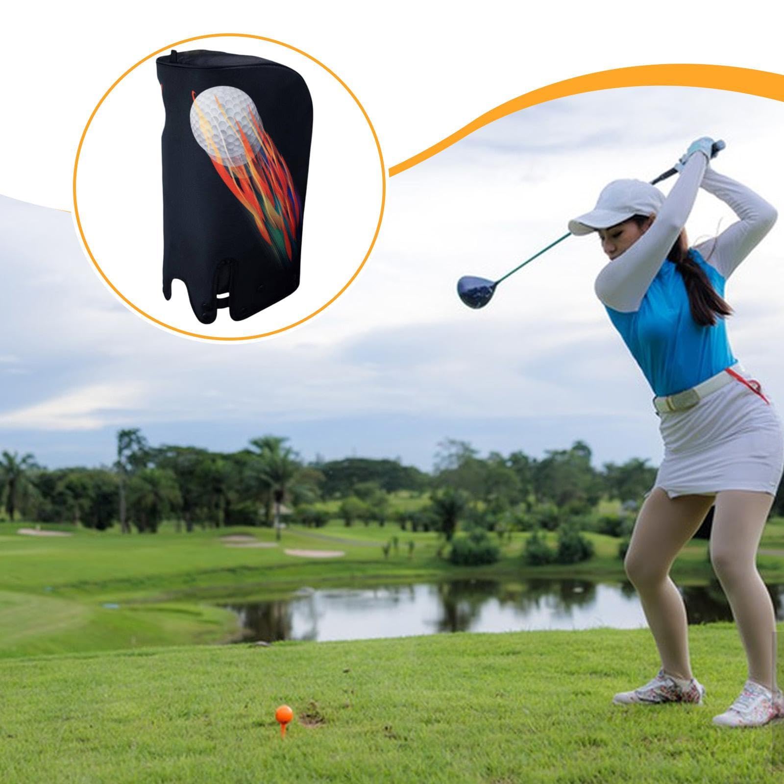 Funda Impermeable para Bolsa de Golf Cubierta Antipolvo Portátil Resistente Al Agua Protección Ligera Almacenamiento Fácil Adecuada para Principiante