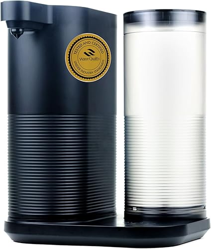 Sistema de filtro de agua de encimera Aquasana para agua potable - Máquina de agua limpia - Elimina el 97% del cloro - Filtración compacta para la