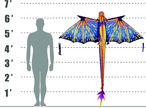 Miniatura 11 de ¡Cometas grandes y fáciles de volar para la playa, patio trasero, parque!