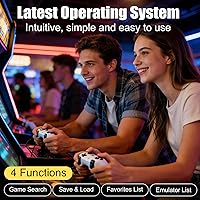 Vista 6 de Retro Game Console 40000+ Games,Game Stick,Plug and Retro Play Video Games for TV-SHh5.Video Game Consoles