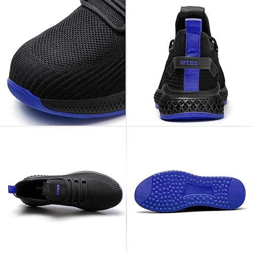 Miniatura 4 de SPIEZ Unisex Safety Shoes with Composite Toe Cap, Puncture Proof Lightweight Work Shoes for Men and Women, Slip on Fashion Sneakers for Work and