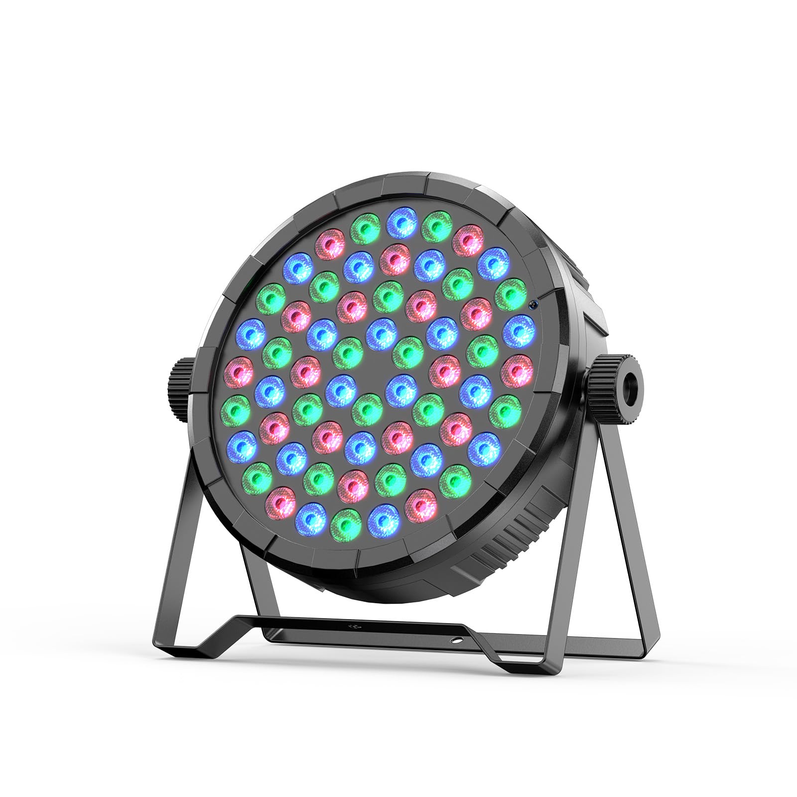 Hochleistungsfähiger 60-LED RGB PAR-Scheinwerfer, 3/7-Kanal Disco-Licht, Partybeleuchtung, RGB DMX512 mit Fernbedienung, vielfältige Lichtmodi, DJ-Licht für Weihnachten, Bühnen,Festveranstaltungen