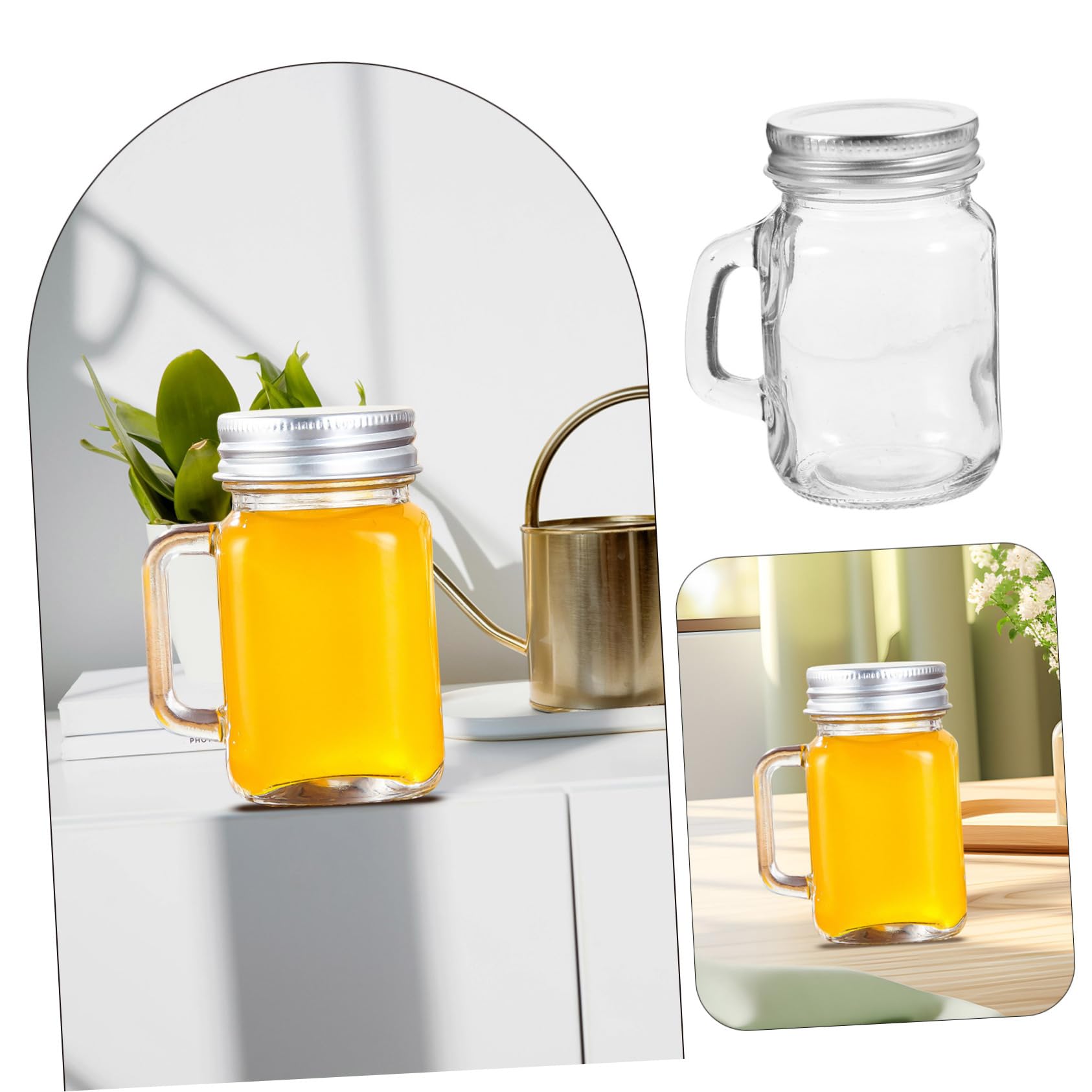 ABOOFAN 12 Stück Mini Einmachgläser Getränke Aufbewahrungsflaschen Kerzenglas Glasversiegelungsgläser Marmeladenhalter Gläser Kleine Früchte Marmeladenflaschen Küche Honighalter