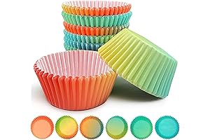 qiqee Cupcake Liners for a Tropical Delight