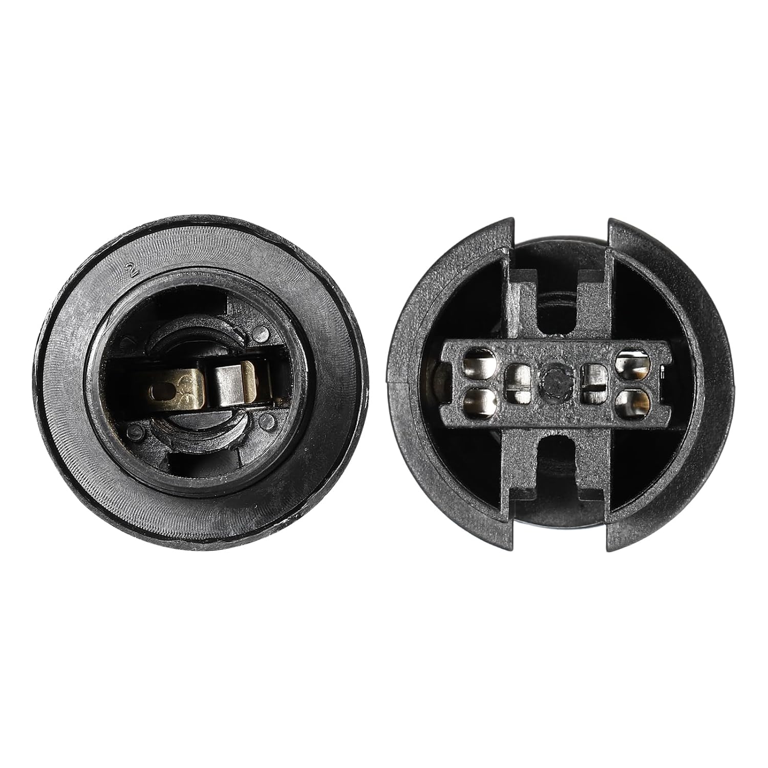 Generic Threaded Light Socket Base 250V E14 56x28mm Screw Thread 28mm Bulb Lamp Holder for LED Retro Pendant Lights Black Pack of 3