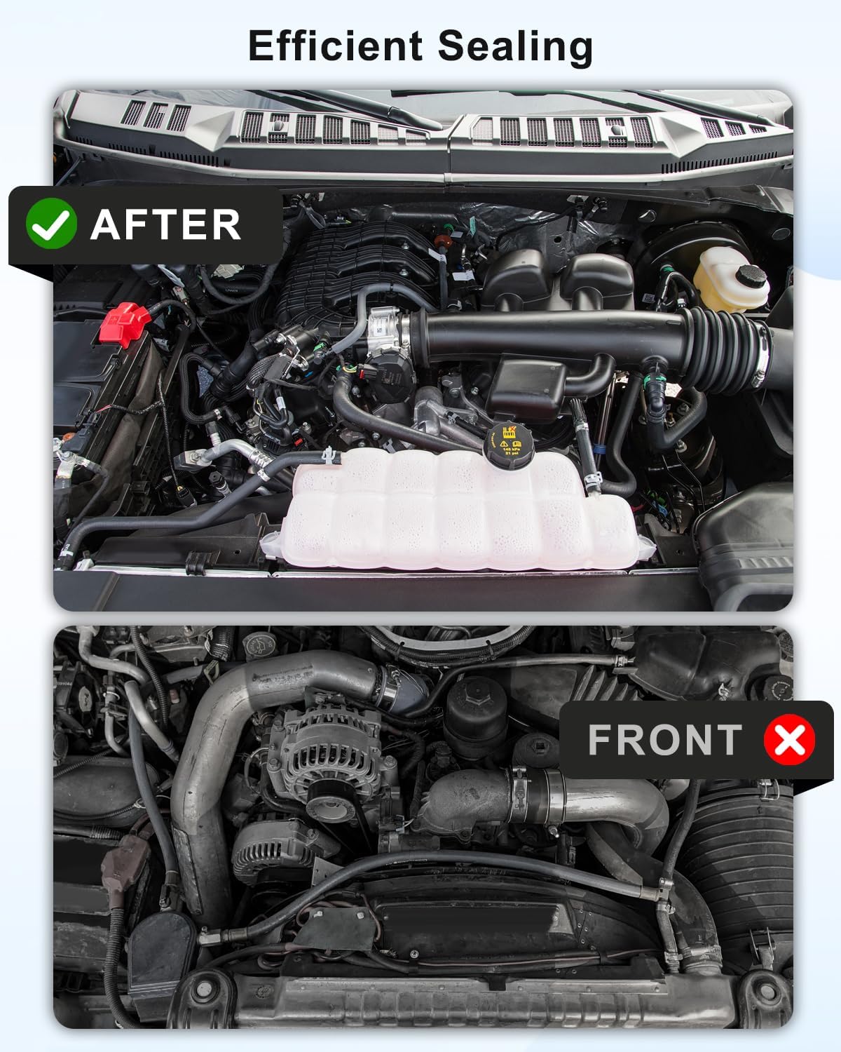 Injector Seal Repair O-Ring Kit Compatible with Ford 6.0L Engine 2003-2010 Replace GS33711