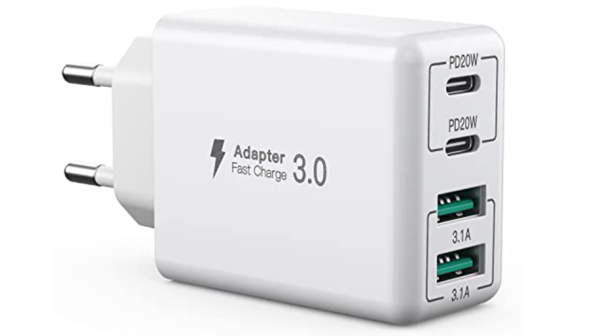 Caricatore GaN 65W Yellow-Price Con 3 Porte USB-C, Compatto Pieghevole Per IPhone E Universale, Ricarica Veloce