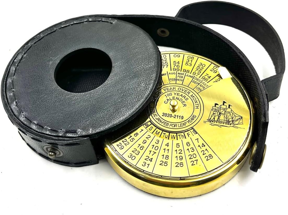 Brass 100 Years Calendar Paperweight: A Timeless Symbol of Tradition, Craftsmanship, and Legacy for Celebrating a Century of Milestones and Memories