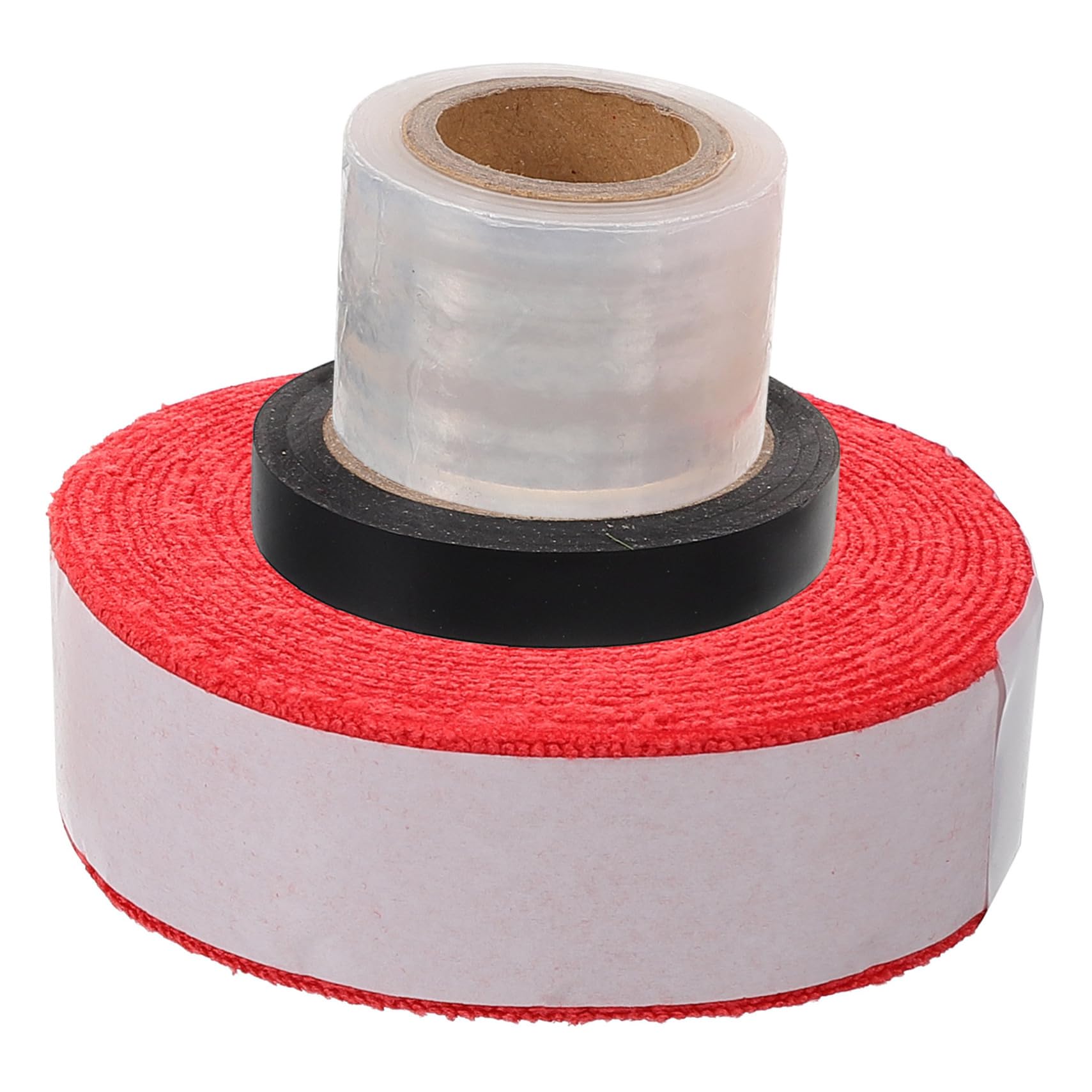KOMBIUDA 1Roll Durable Sweat Absorbing Grip Tape for Tennis Badminton Rackets Thin Cloth Overgrip Enhances Control Comfort Portable Easy to Use for Sports Enthusiasts