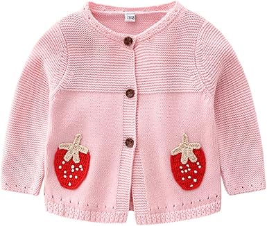 pink knit cardigan