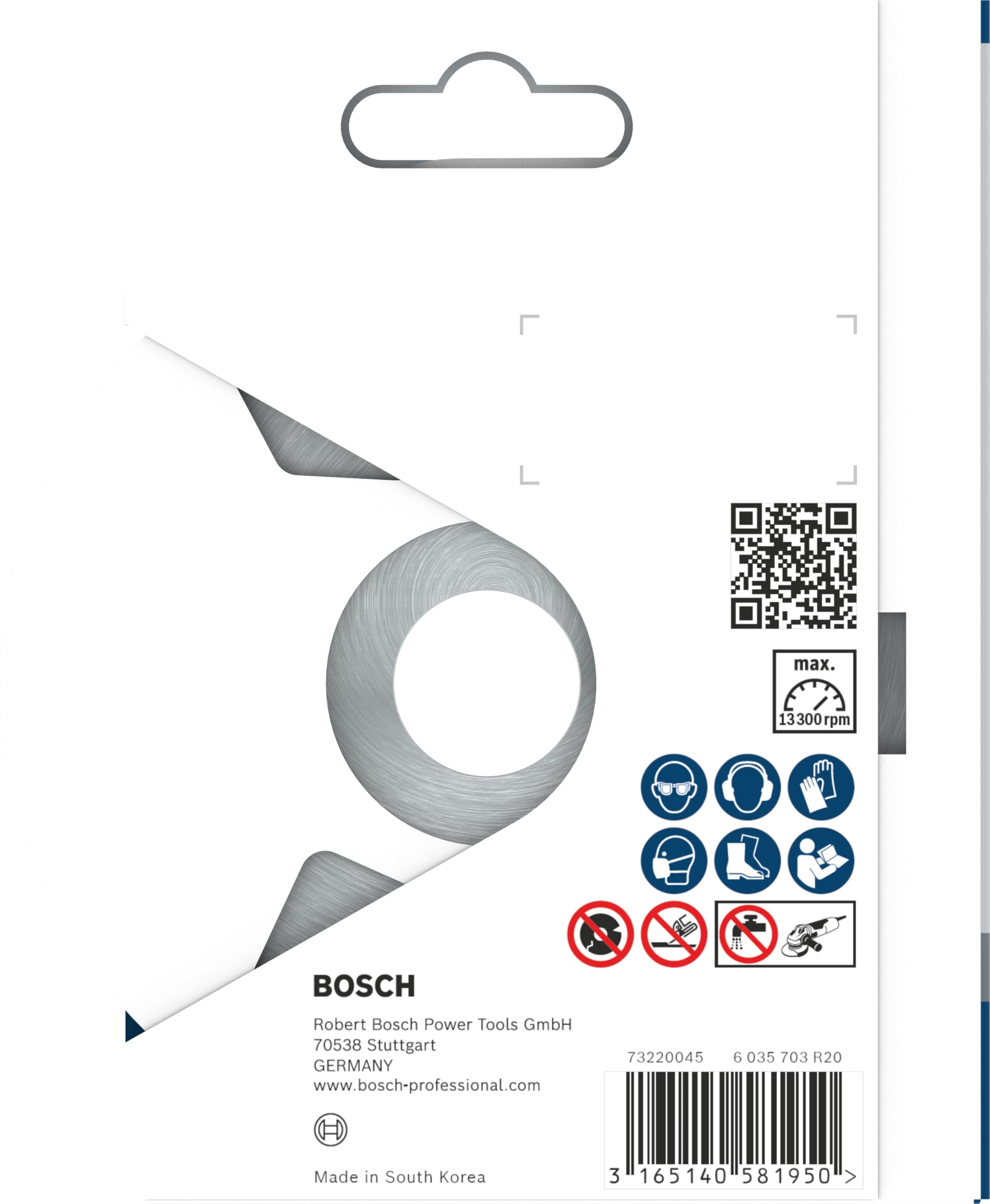 Bosch 1x Disco diamantato PRO Marble piccole, foro 22,23 mm (per Pietra morbida, Marmo, Ø 115 mm, Professional Accessorio Smerigliatrice angolare piccola)