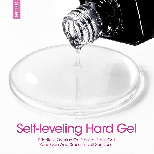 Miniatura 8 de Gellen Builder Gel de uñas  Esmalte de gel constructor transparente para uñas, gel de construcción más duro para fortalecedor de extensión de uñas,