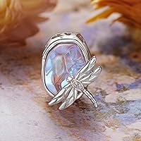 Vista 3 de MUNDELL Auténtica plata de ley 925 con colgante de sol, mariposa, corazón, luna, loto y circonita cúbica brillante para pulsera o brazalete original