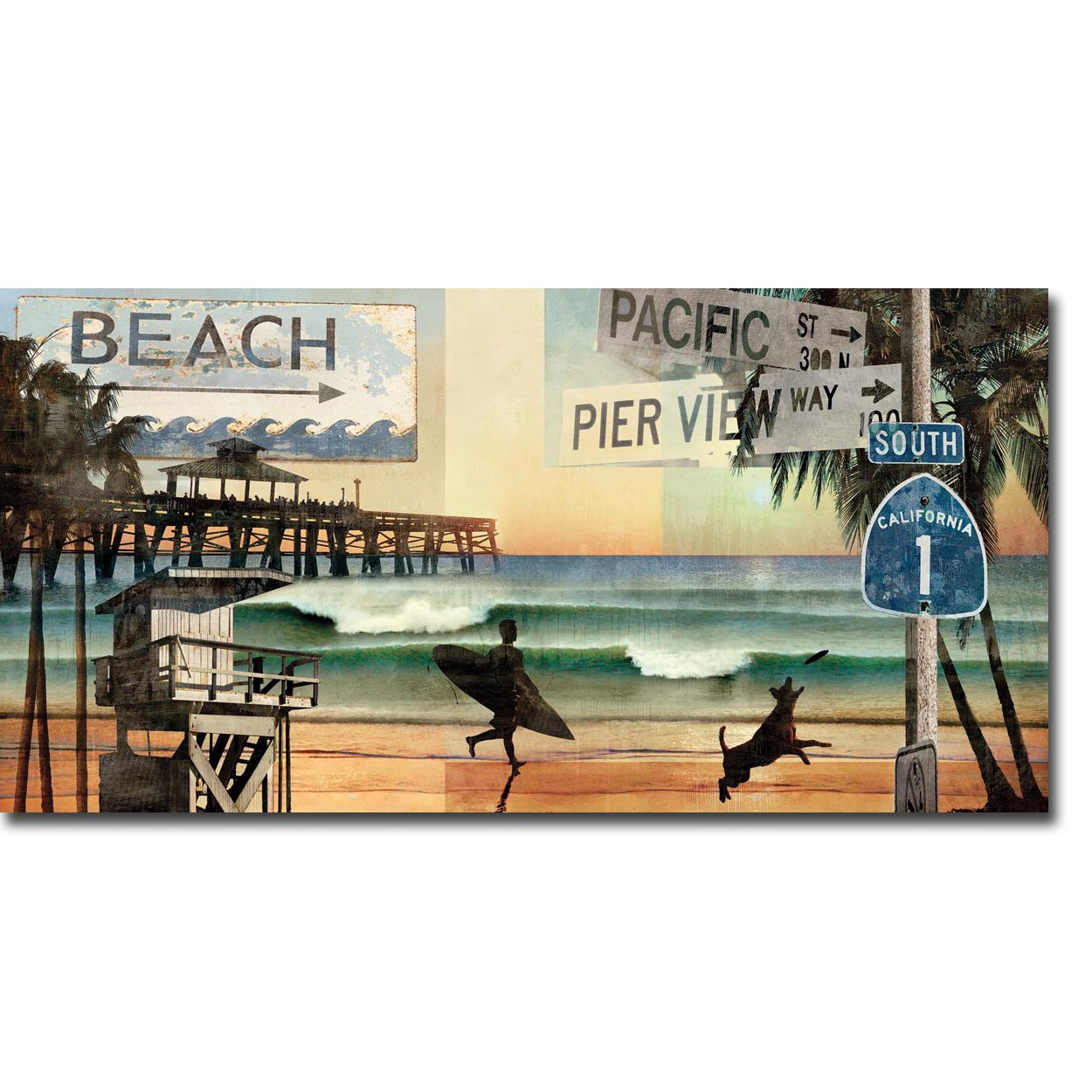 California Dreaming by Charlie Carter Premium Gallery-Wrapped Canvas Giclee Art (16 in x 32 in, Ready to Hang)