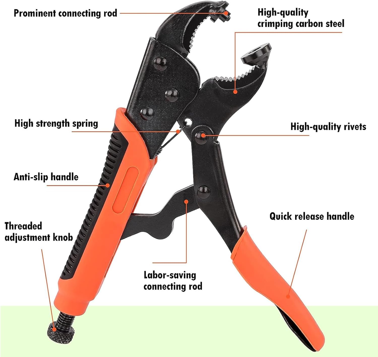 JOSBY Heavy Duty Snap Fasteners Kit, Snap Tool for Boat Covers, with 3 Dies, for Fastening, Replacing Snaps, Repairing Boat Covers, Canvas, SewingTarps