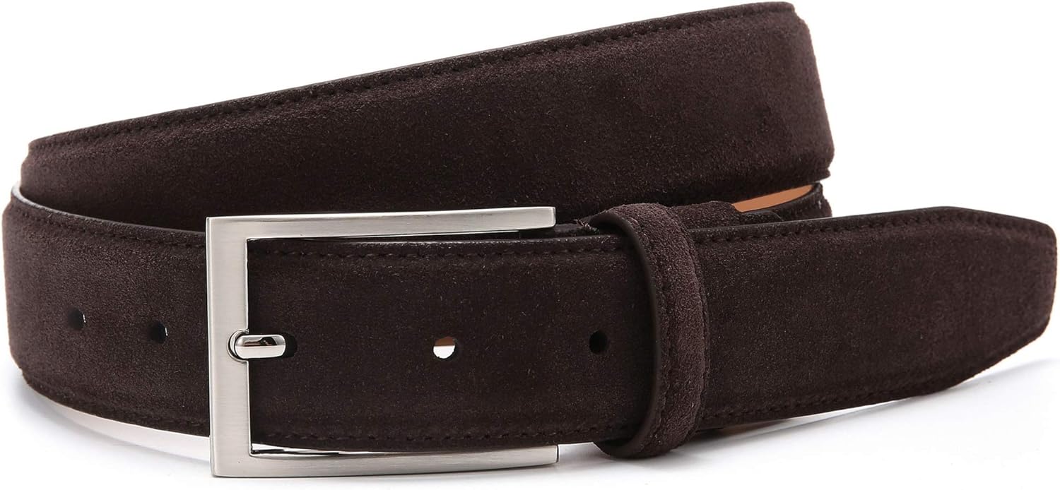 Men's Suede Leather Belt - Image 2