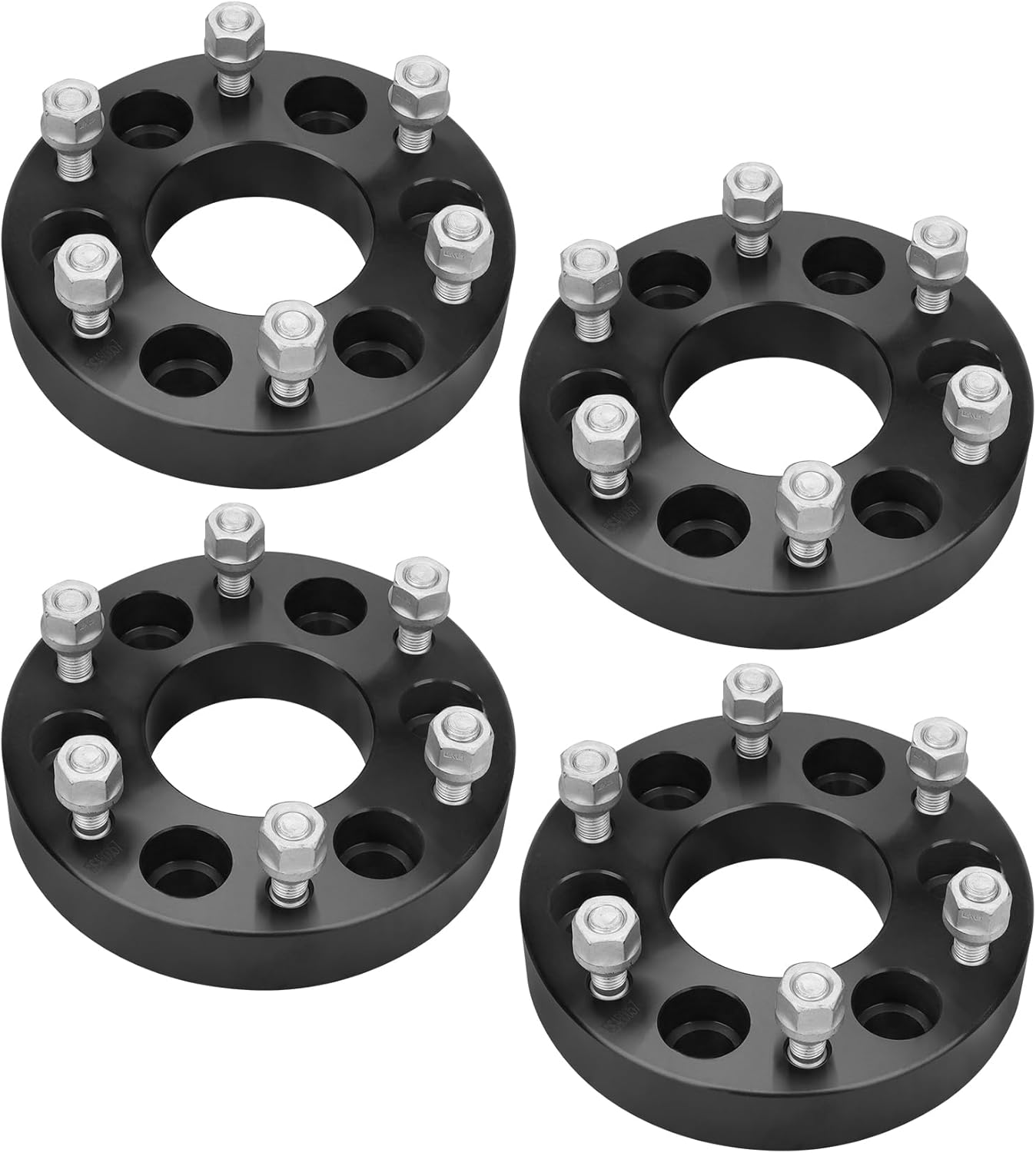 1.25in Wheel Spacers 6x5 to 6x5.5 Spacers 6x127mm to 6x139.7mm (Change Your Bolt Pattern) Wheel Adapters 78.1mm Bore, 12x1.5 Studs