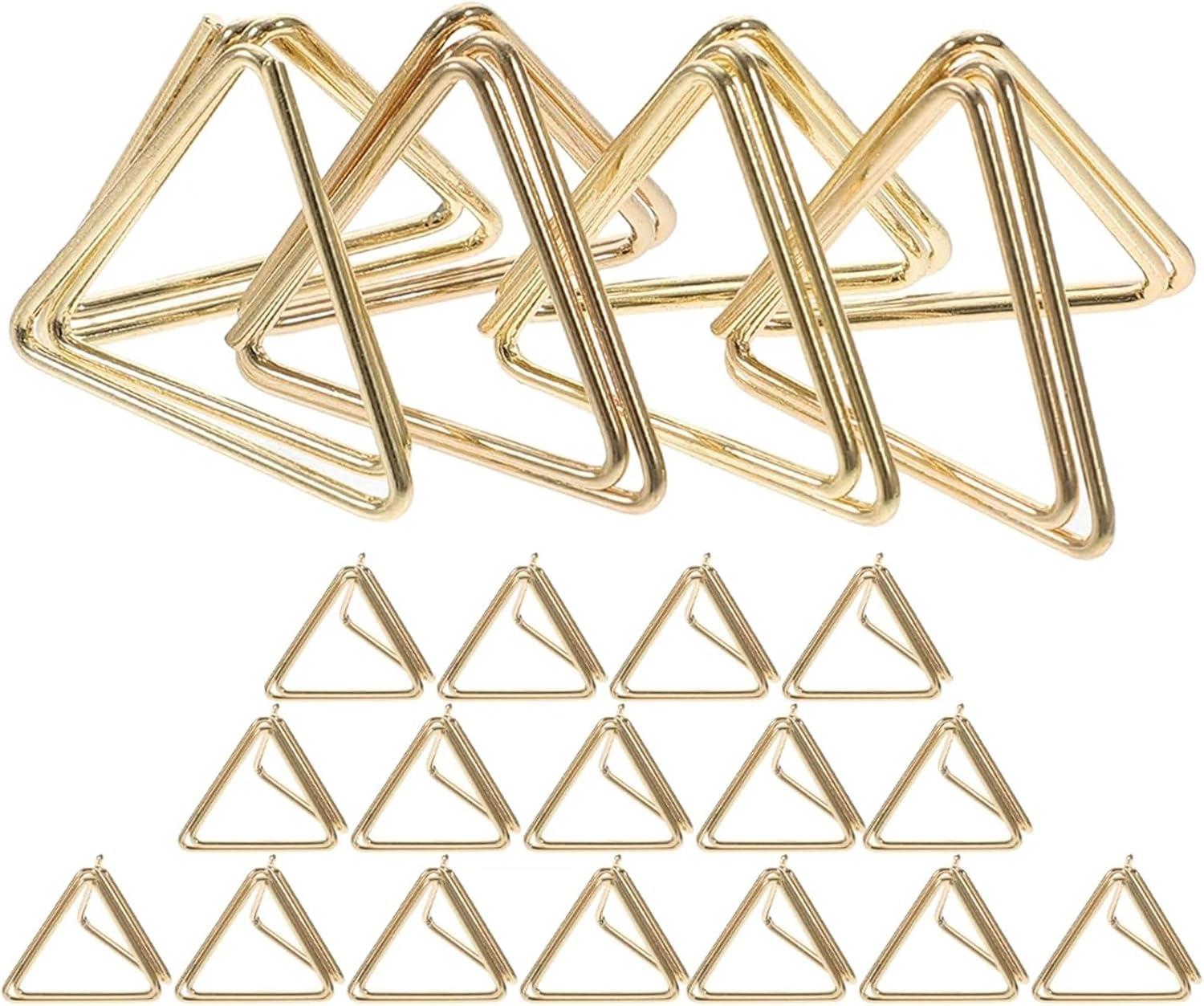 Table Number Holders 25/50/100Pcs Note Folder Trading Reception Paper Clips Place Mini Card Holders Name Table Number(100pcs)