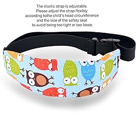 Head Support for Stroller Car Seat - Head Band Strap Headrest for Sleeping Traveling for Toddler Kids Children Child Baby Infant