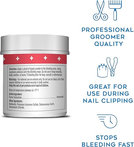 Vista 2 de Cardinal Laboratorios, Remedio y recuperación profesional, Polvo astringente para mascotas