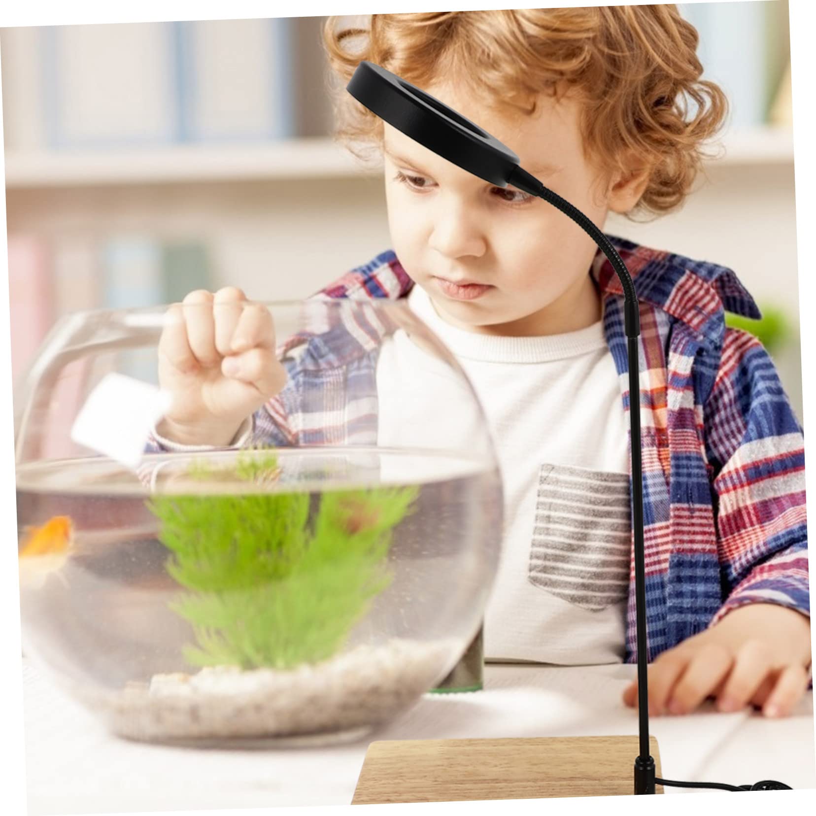 Fomiyes LáMpara Led Para Acuario 22.44X11.02X10.62In Luz Para Peceras Y Plantas AcuáTicas IluminacióN Ajustable FáCil InstalacióN Para Peces Tropicales Y DecoracióN De Acuarios
