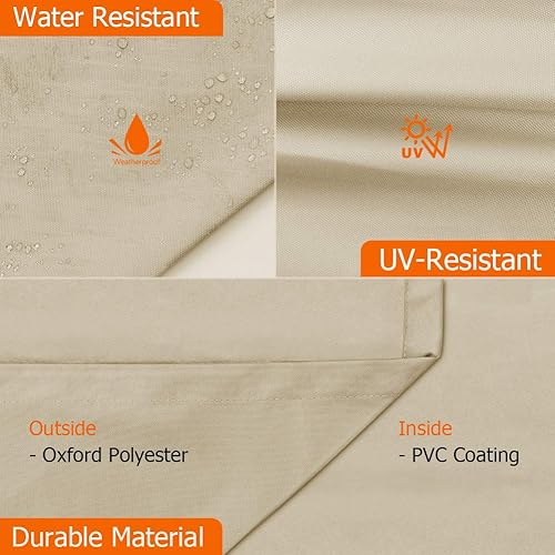 Miniatura 10 de iCOVER - Juego de 2 fundas plegables para silla de pesca (600 denier)