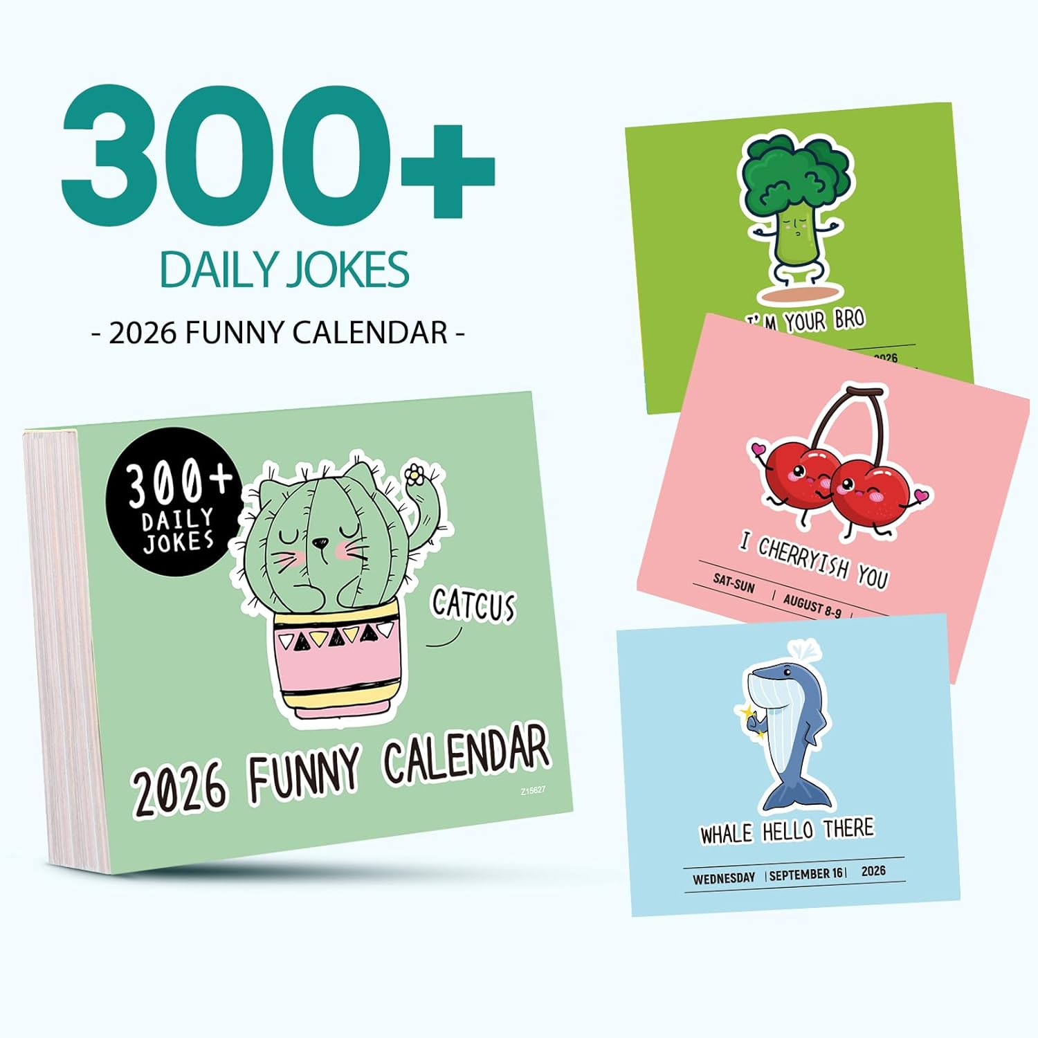 2026 Desk Calendar - Pun Calendar 2026, Funny Desk Calendar 2026, Jan.2026 - Dec.2026, 5'' x 6'', 2026 Daily Calendar, Different Funny Puns, Marked Holidays, 300+ Daily Jokes, Thick Paper - Image 4