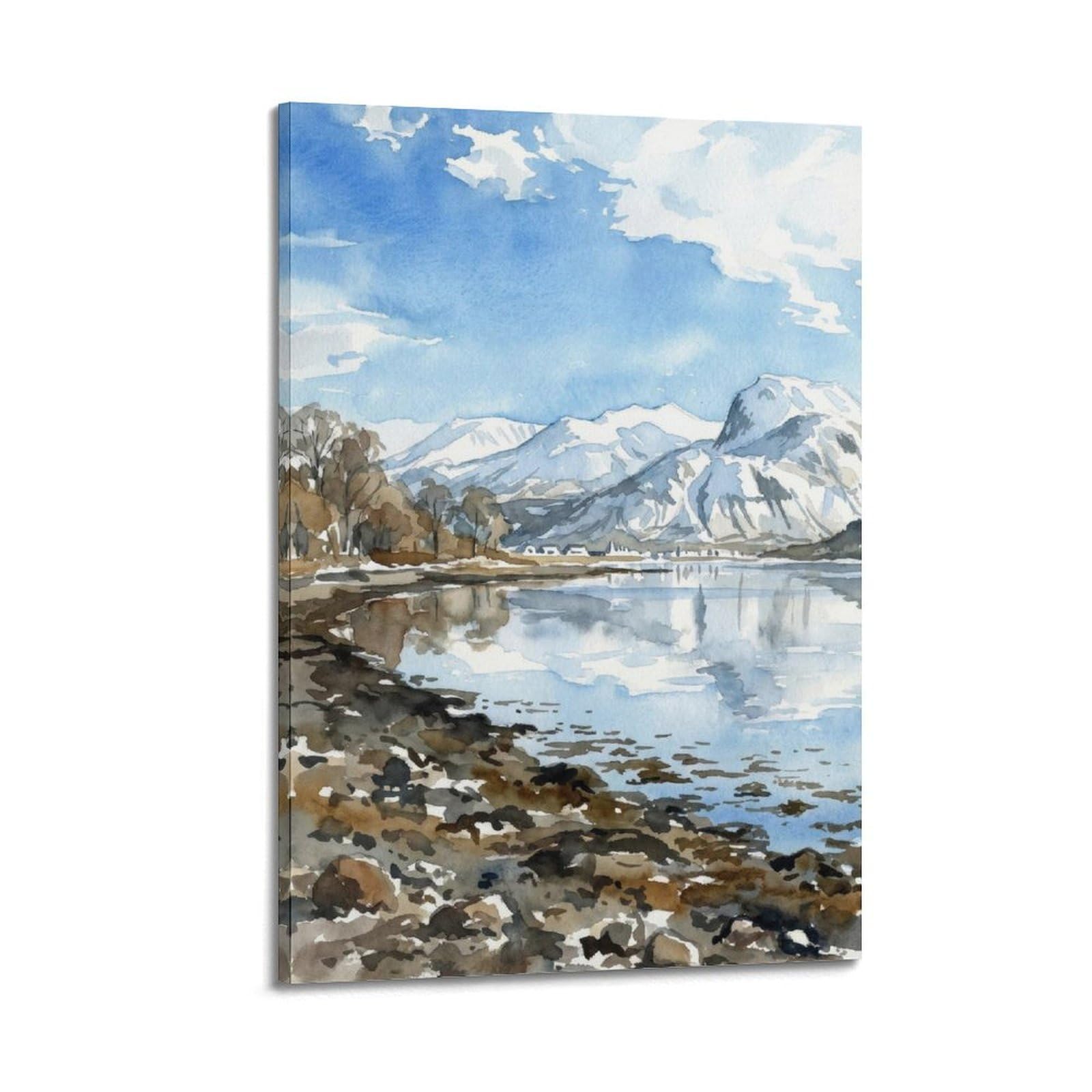 xiaoxiaoshen Ben Nevis Scotland Mountain Travel Scenic_9 Canvas Poster Wall Art Prints Room Aesthetic Murals Bedroom And Living Decorations 24x36inch(60x90cm)