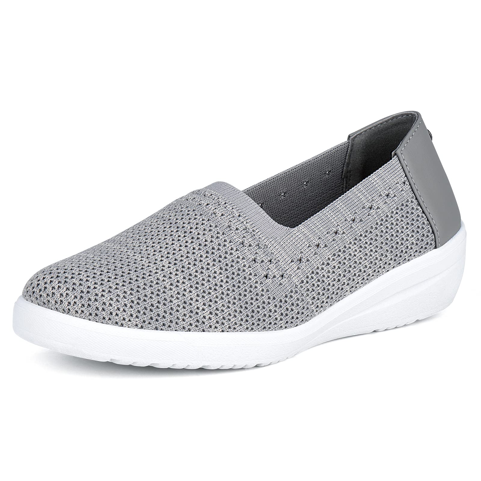 Photo 1 of JENN ARDOR Womens Slip Ons Sneaker Shoes Mesh, Gray, Size: 7.5