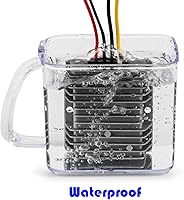 Vista 6 de Convertidor CC/CC impermeable de 12 V, escalón hasta 24 V, convertidor de impulso 20A 480 W, regulador de voltaje, adaptador de corriente, módulo