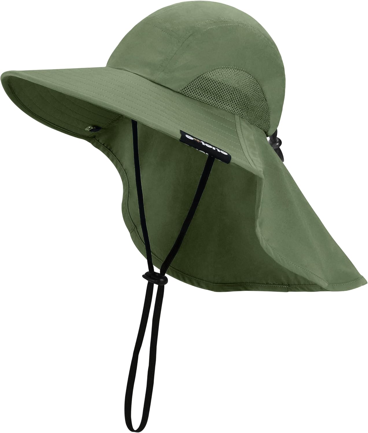 Solaris Sun Hat with Neck Flap, UPF 50 Sun Protection Lightweight Sun Cap for Men Women, Wide Brim Hat for Fishing Hiking