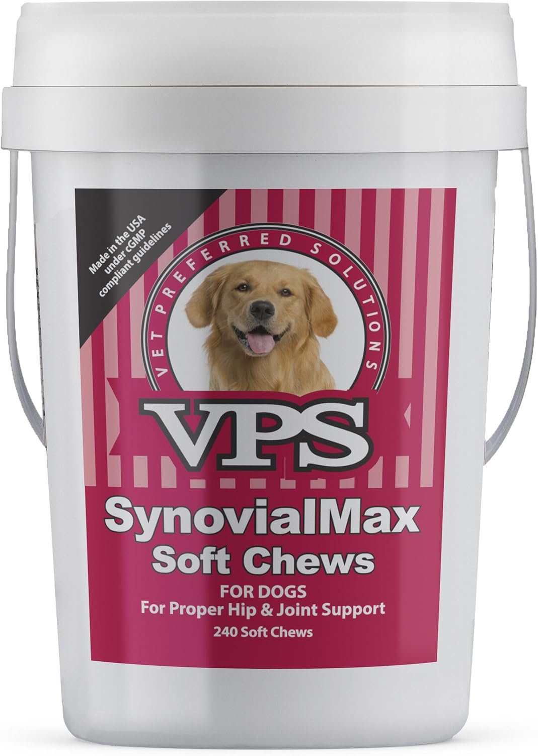 VPS SynovialMax Hip & Joint Soft Chews for Dogs, 240 count