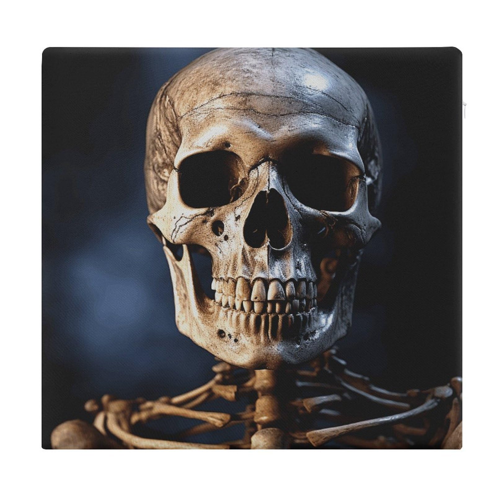 Adfgyerh Style Skeleton Cushions Memory Foam For Adults, Seat Cushion Chair Pads Soft, Square Pillows For Dining, Kitchen, Office, Patio Chairs
