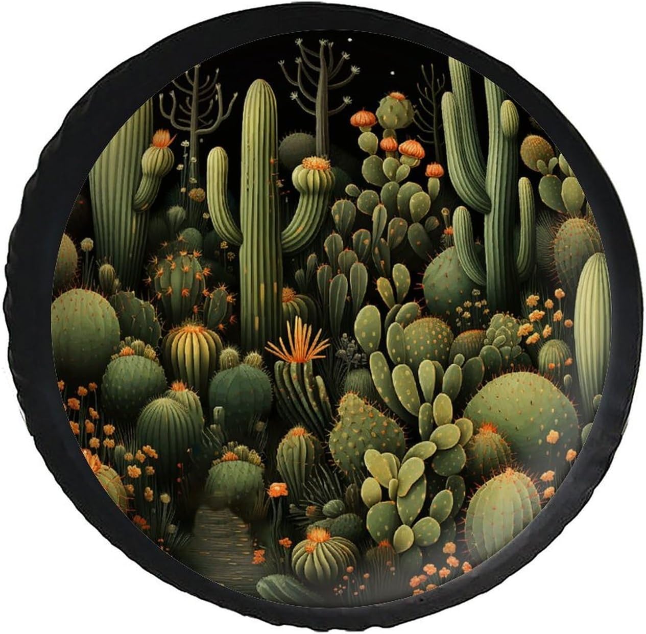 28"-34" Thickening Spare Tire Cover Great White Shark Waterproof Leather Tire Wheel Cover for Trailer Jeep RV SUV