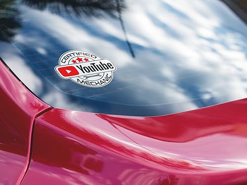 Miniatura 2 de Calcomanía divertida para coche con texto en inglés "Certified Mechanic"