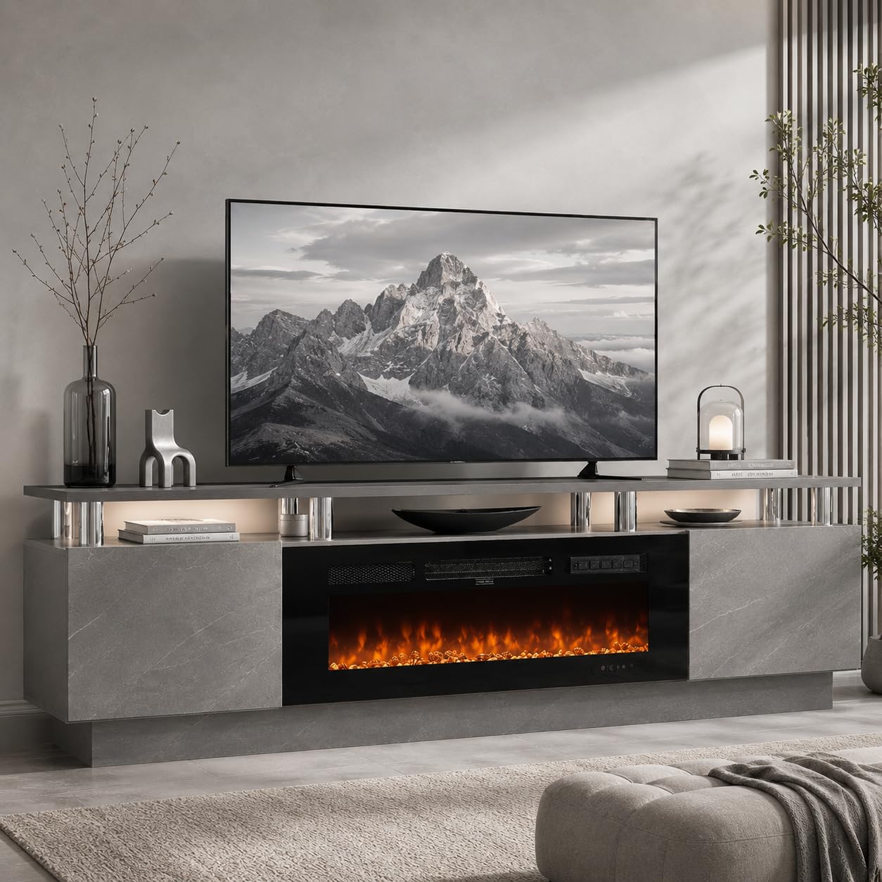 OneBlis 70 Fireplace Stand