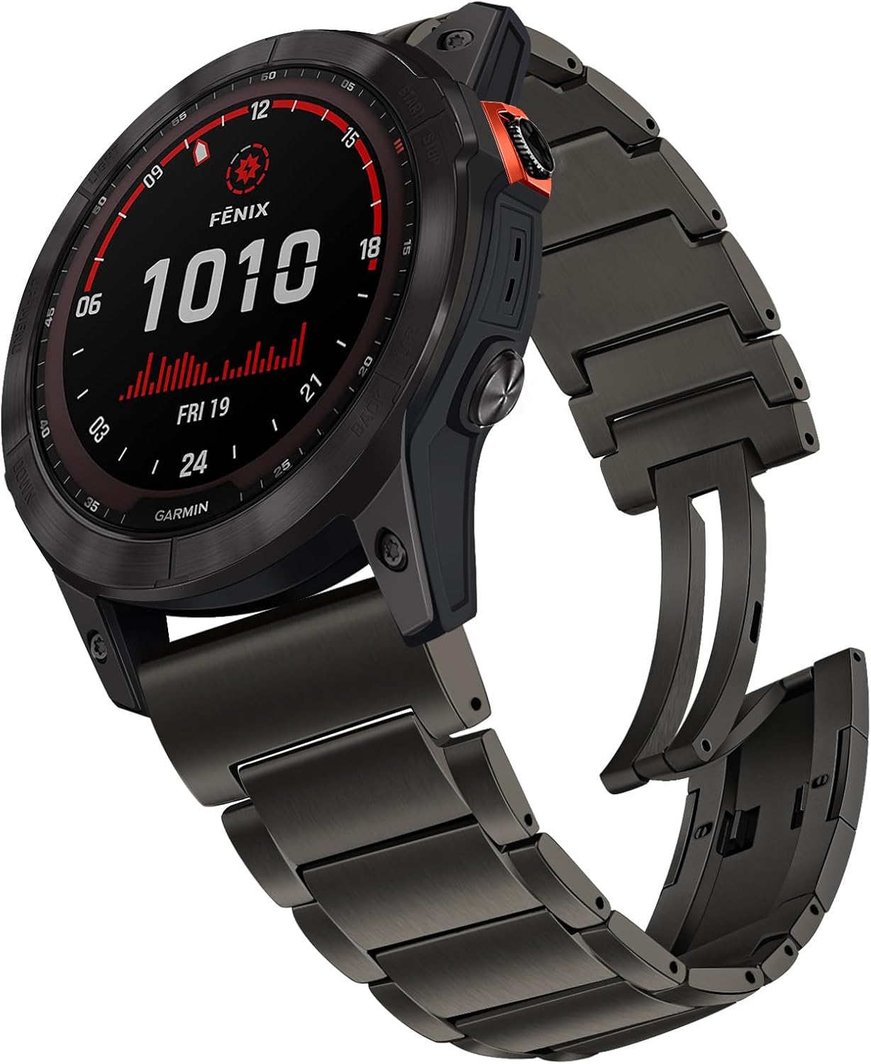 KOMI 26mm Watch Band For Garmin Fenix 5X 6X 7X Pro Sapphire Solar Enduro 2 Silicone Soft Bands Compatible With Garmin Fenix 3 Hr Epix Pro Gen 2 51Mm Descent M - View #2